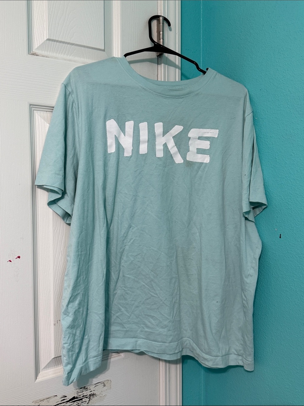 Nike Mint Green Graphic Logo Short Sleeve Tee